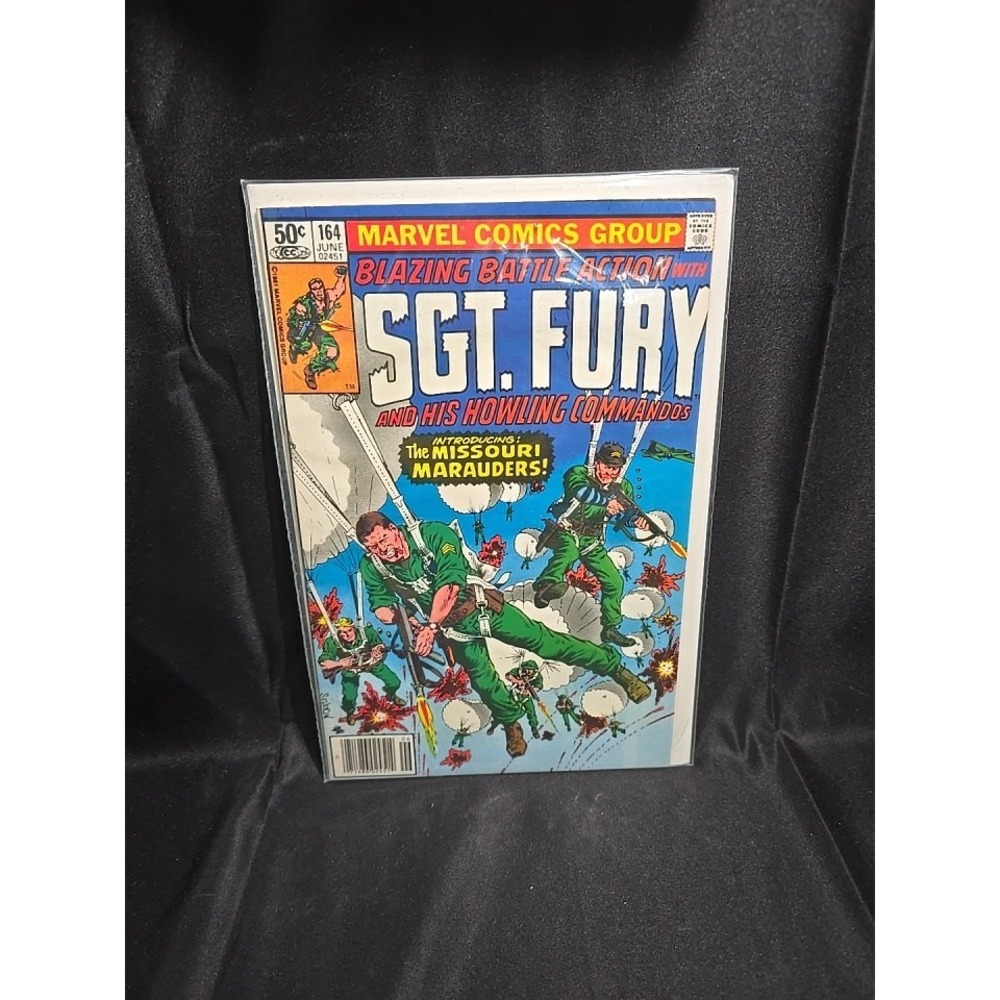 Marvel Comics Sgt Fury and his Howling Commandos 164 Nick Fury 1981 Bronze Age